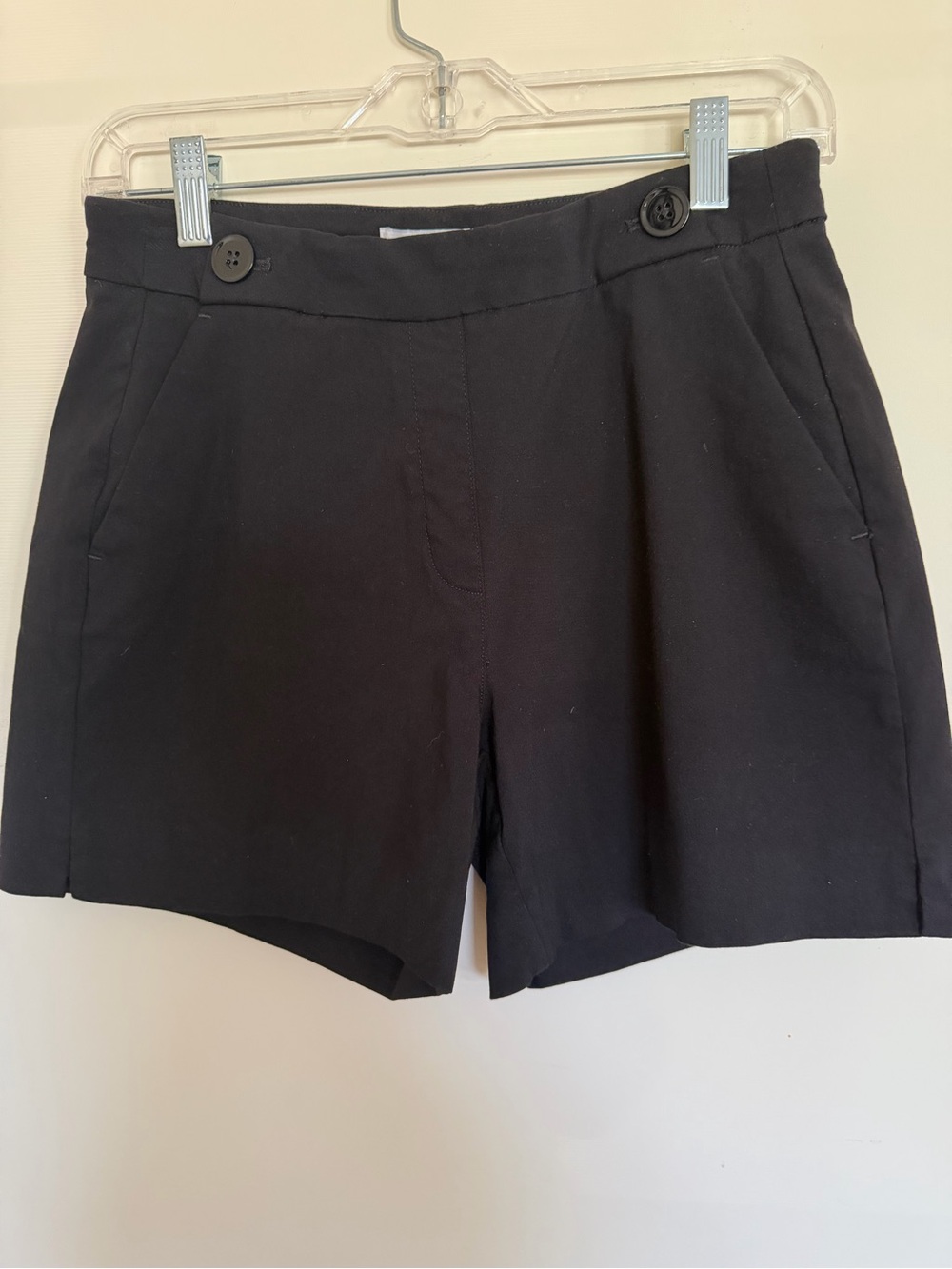 White House Black Market Black Tailored Bermuda Shorts
